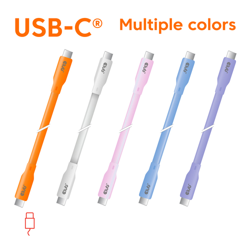 CLUB 3D USB4 type-C cable 4K60Hz 2m Blue — pilt 2