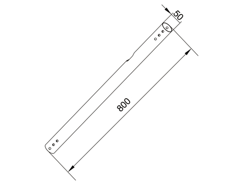 MB Pro Series Extension Pipe 0.8m Black — pilt 2