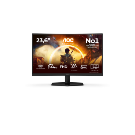 AOC C24G42FE 24“ 1920x1080/16:9/300 cd/m²/4ms/HDMI, DisplayPort, Headphone out | AOC