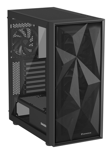 NATEC Genesis PC Case Diaxid 605F black — pilt 8
