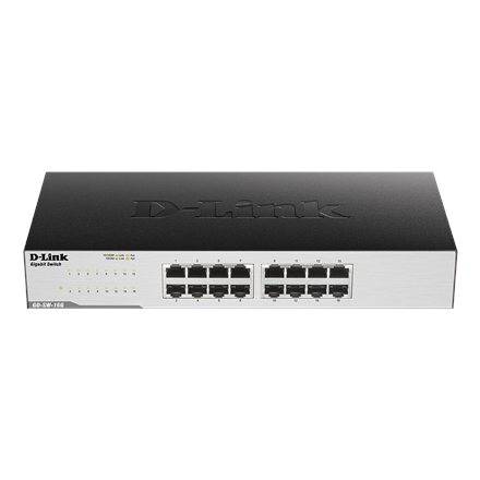 D-Link 16-Port Gigabit Easy Desktop Switch GO-SW-16G/E