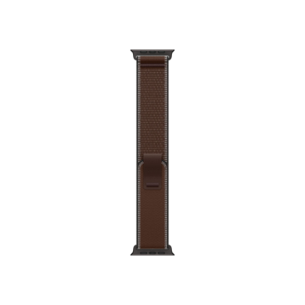 APPLE 49mm Dark Umber Trail Loop - M/L - Black Titanium Finish | Apple