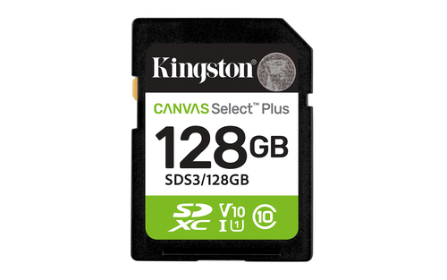 KINGSTON 128GB SDXC Canvas Select Plus