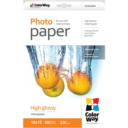 ColorWay High Glossy Photo Paper PG2301004R