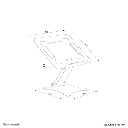 NEOMOUNTS Notebook Desk Stand Ergonomic — pilt 20