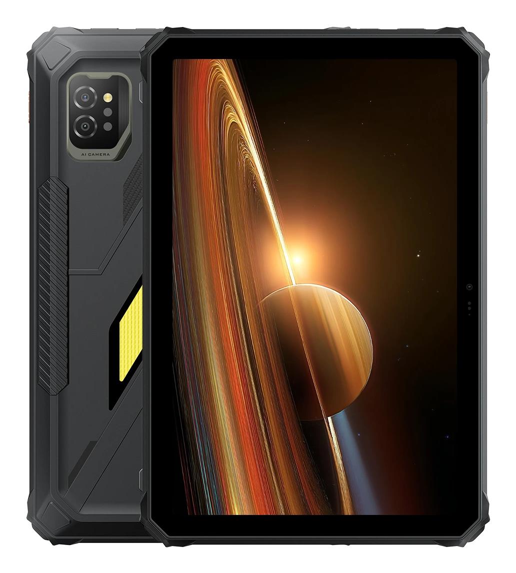 Blackview Active 7 Rugged Tab LTE 8GB/128GB 11-inch FHD 1920x1200 60Hz Corning Glass 3 Helio G81 Octa-core 2.0GHz 13MP Front/16MP+20MP Night vision Cam Battery 10000mAh 45W fast charging USB Type-C Android 15 PC mode IP68/IP69K MIL-STD-810H Black