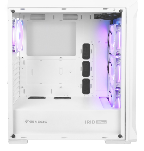 NATEC GENESIS PC case Irid 505 ARGB Wh — pilt 11