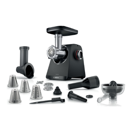 Bosch MFWS450B MultiPower Meat mincer, 1900 W, Black/Stainless Steel