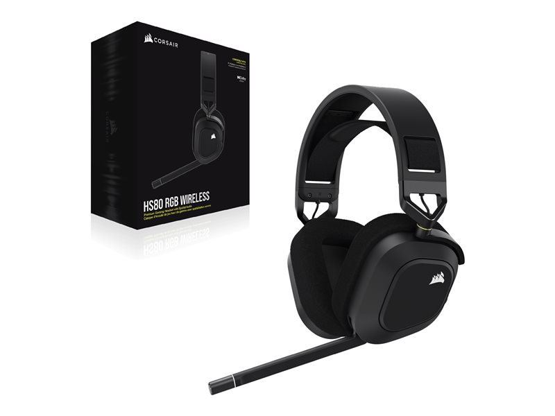 CORSAIR HS80 RGB USB Headset Carbon EU — pilt 3