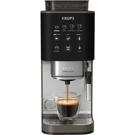Krups Coffee Crush Experience Coffee maker SA403BE0, Black/Silver | Krups