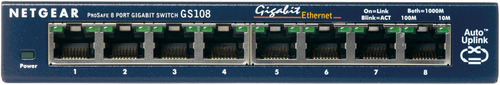 NETGEAR 8xRJ45 10/100/1000 GBit