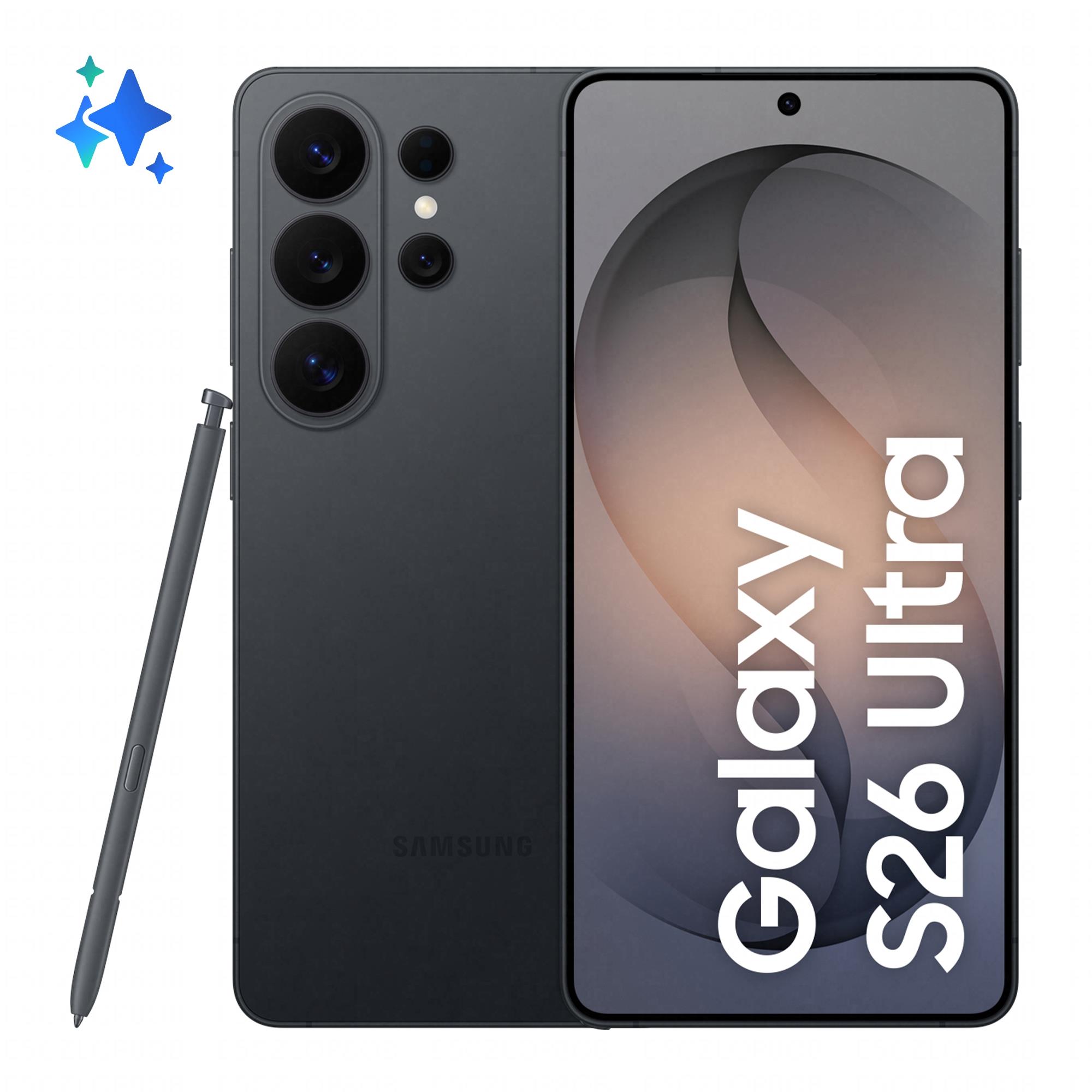 Samsung Galaxy S26 Ultra 5G (S948) (Black) Dual SIM 6.9 DA 2X 3120x1440/4.47GHz&3.3GHz&2.6GHz&2.0GHz,512GB,12GB RAM/Android 16,WiFi,BT,5G | Samsung