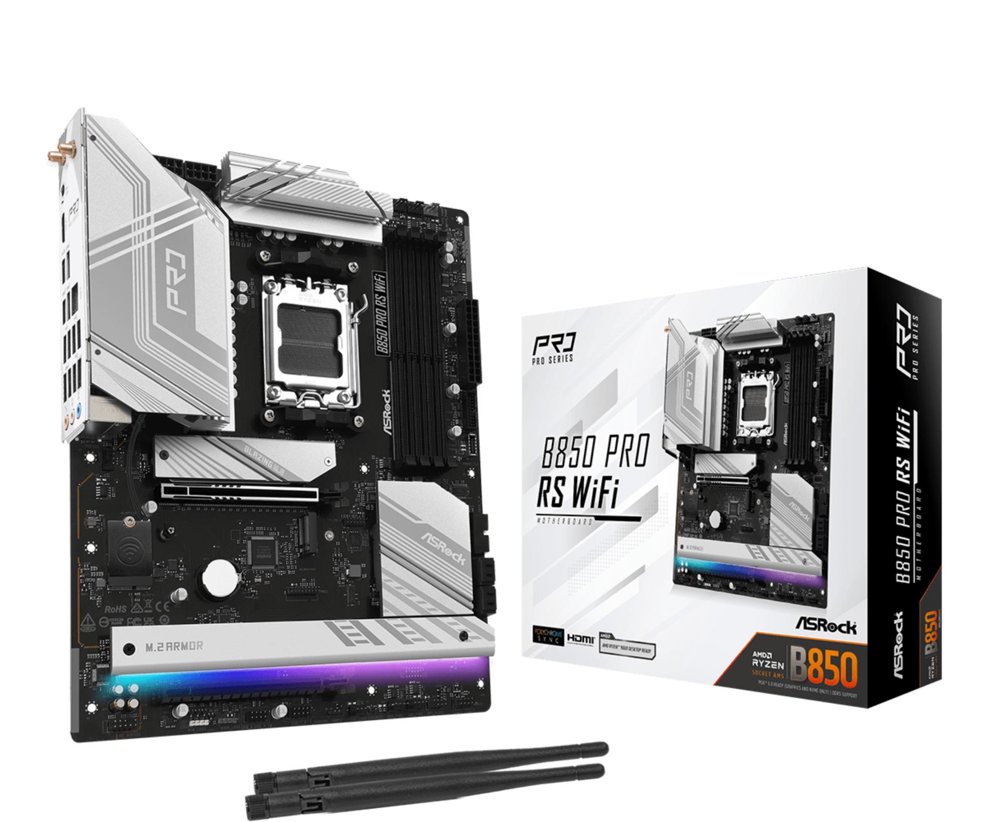 ASROCK B850 Pro RS WiFi AM5 MB