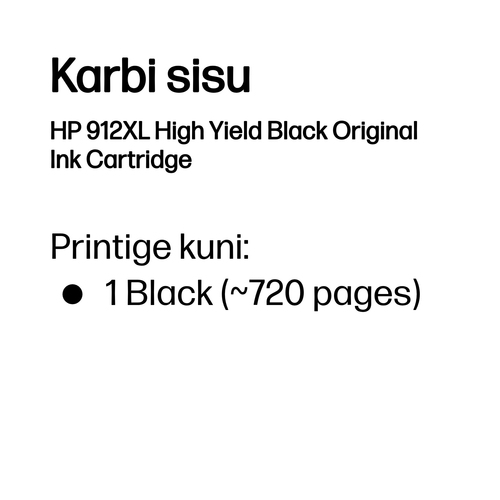 HP 912XL High Yield Black Original Ink — pilt 3