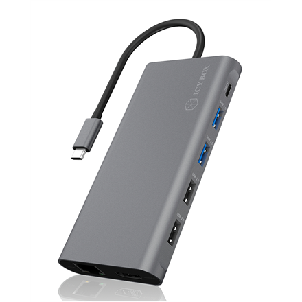 Raidsonic 12-in-1 USB Type-C dock with PD 100W IB-DK4050-CPD