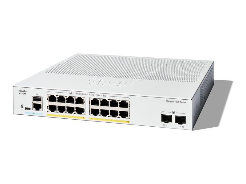 CISCO Catalyst 1300 16-port GE PoE 2x1G — pilt 2
