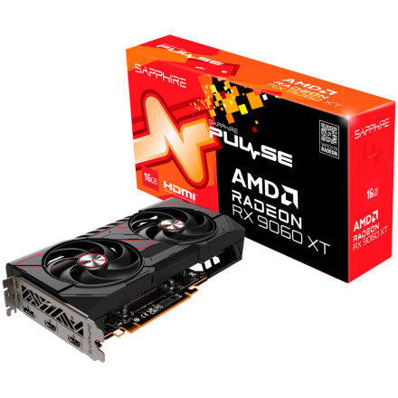 SAPPHIRE PULSE AMD RADEON RX 9060 XT GAMING OC 16GB DUAL HDMI / DP