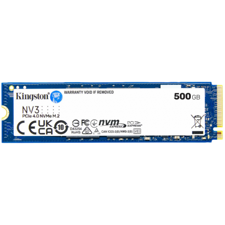 KINGSTON 500GB NV3 M.2 2280 PCIe 4.0 SSD