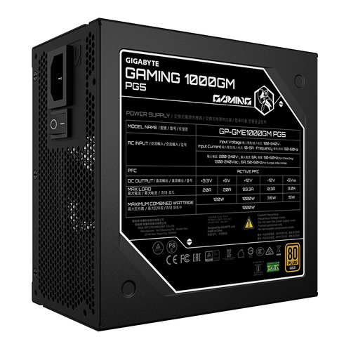 GIGABYTE GP-GME1000GM 1000W PG5 PSU — pilt 2