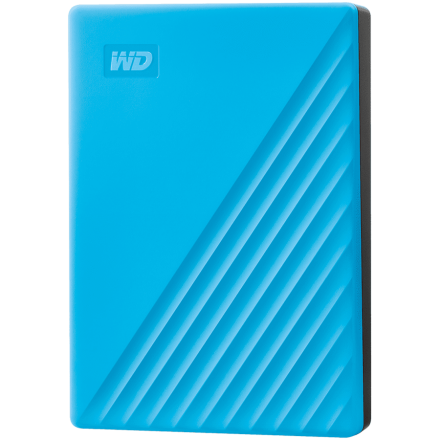 WD My Passport 4TB portable HDD Blue