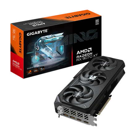 Gigabyte Gigabyte Radeon RX 9070 XT GAMING OC 16G GV-R9070XTGAMING OC-16GD