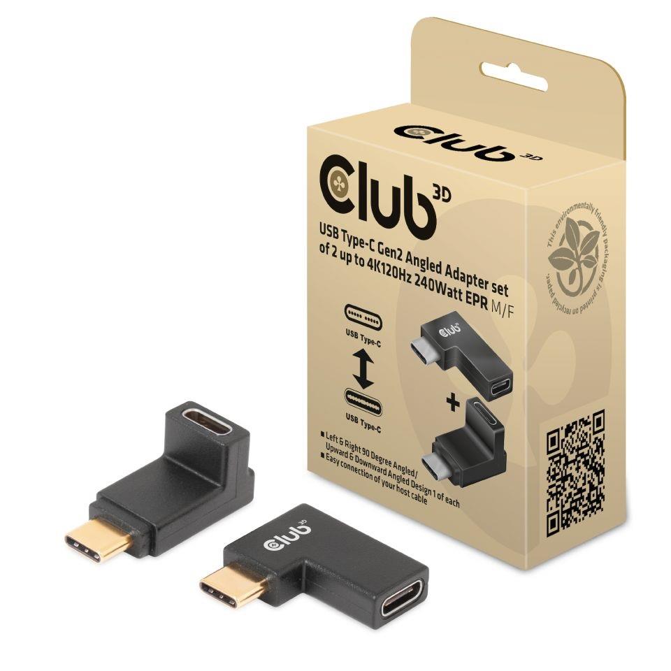 CLUB 3D USB Type C Gen2 Aangled Adapter