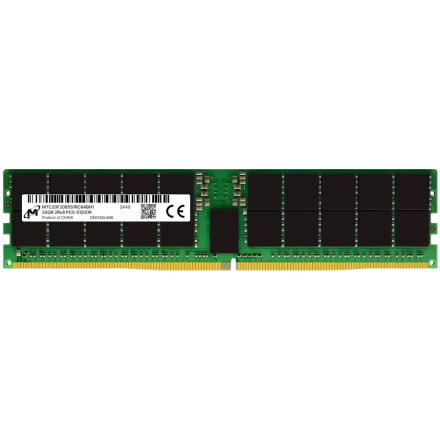 MICRON DDR5 RDIMM 32GB 2Rx8 6400 CL52 (16Gbit) (Single Pack)