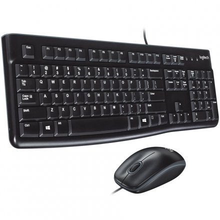 LOGI MK120 corded Desktop black USB US