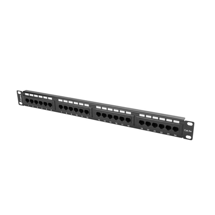 Lanberg Patch Panel 24 port 1U 19" CAT.5E UTP PPU5-1024-B