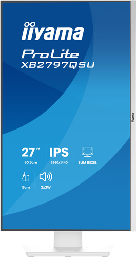 IIYAMA XB2797QSU-W1 27inch WHITE IPS — pilt 4