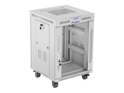 LANBERG rack cabinet 15U 600x600 glass
