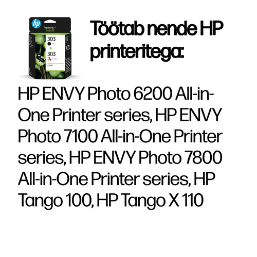 HP 303 Black/Tri - Color Original Ink — pilt 2