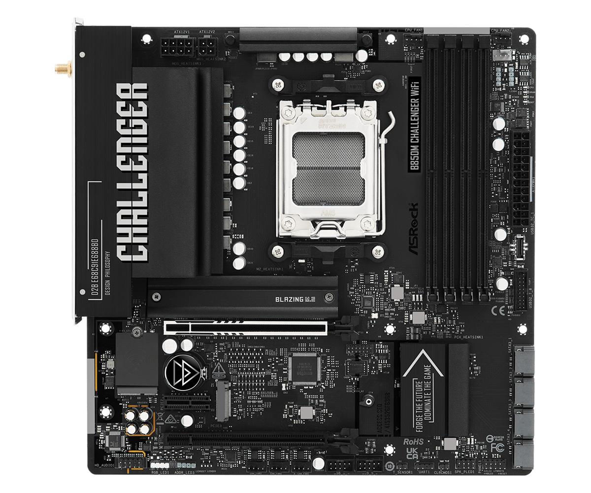 MB AMD B850 SAM5 MATX/B850M CHALLENGER ASROCK — pilt 3