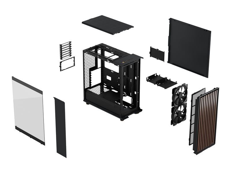 FRACTAL DESIGN North Chcoal Bl TG Case — pilt 2