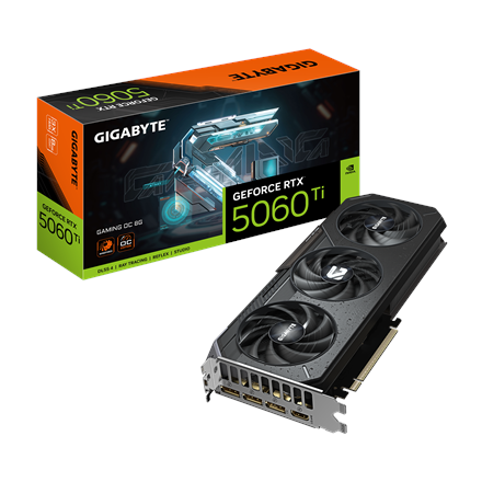 Gigabyte Gigabyte GeForce RTX 5060 Ti GAMING OC 8G GV-N506TGAMING OC-8GD