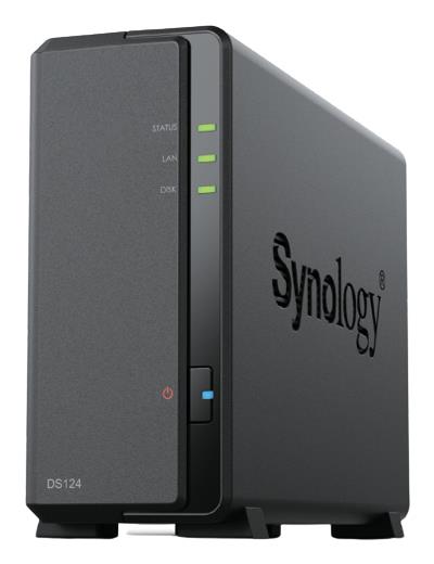 SYNOLOGY DS124 1-Bay NAS RTD1619B 1GB