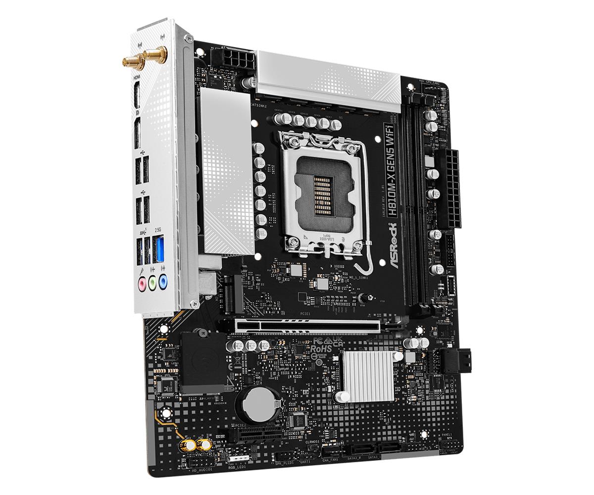 MB H810 S1851 MATX/H810M-X GEN5 ASROCK — pilt 3