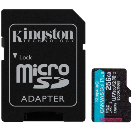KINGSTON 256GB microSDXC + Adapter