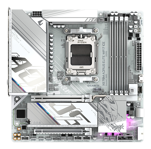 GIGABYTE X870M A ELITE WF7 ICE AM5 — pilt 2
