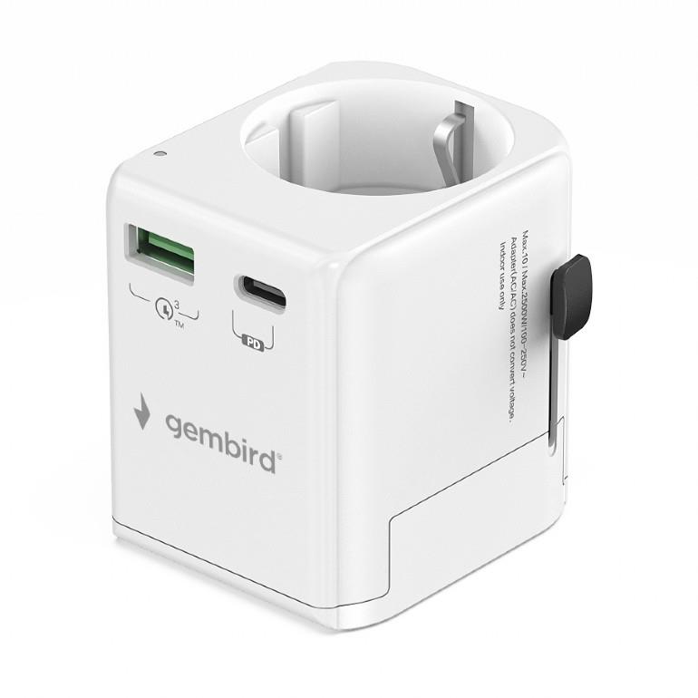 GEMBIRD universal travel power adapter