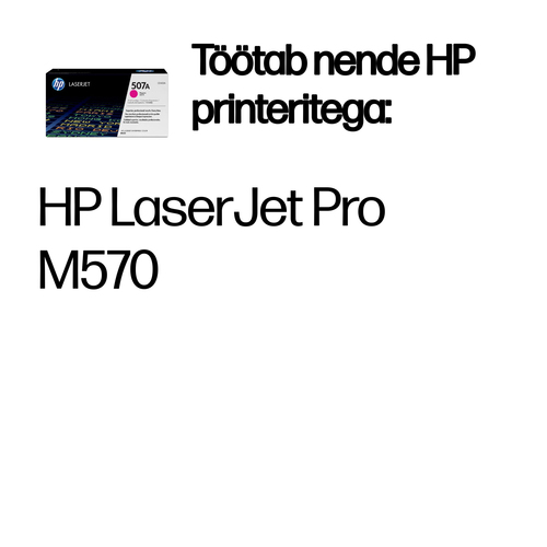 HP Toner 507A magenta HV — pilt 2