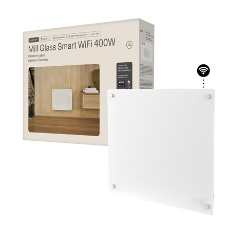 Mill Mill Glass Smart WiFi Panel Heater Gen. 4 GL400WIFI4