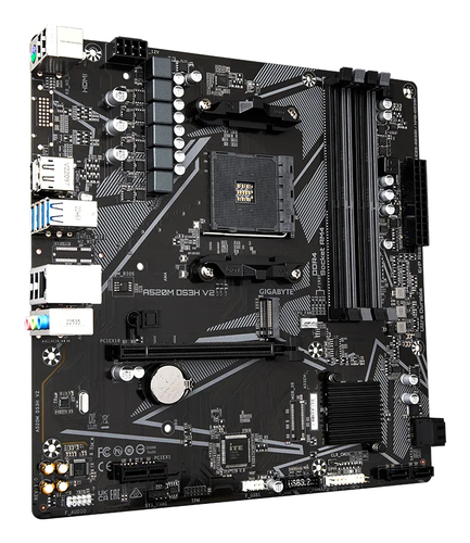Gigabyte A520M DS3H V2 AM4 DDR4 Micro ATX MB A520M DS3H V2 — pilt 3
