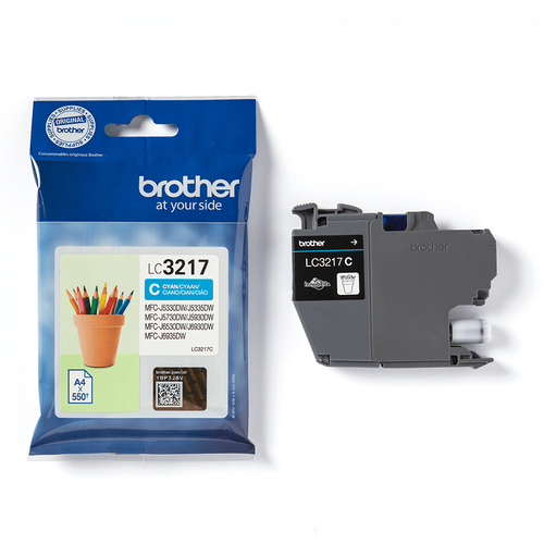 BROTHER LC-3217C Ink Cyan (550 pages) — pilt 2