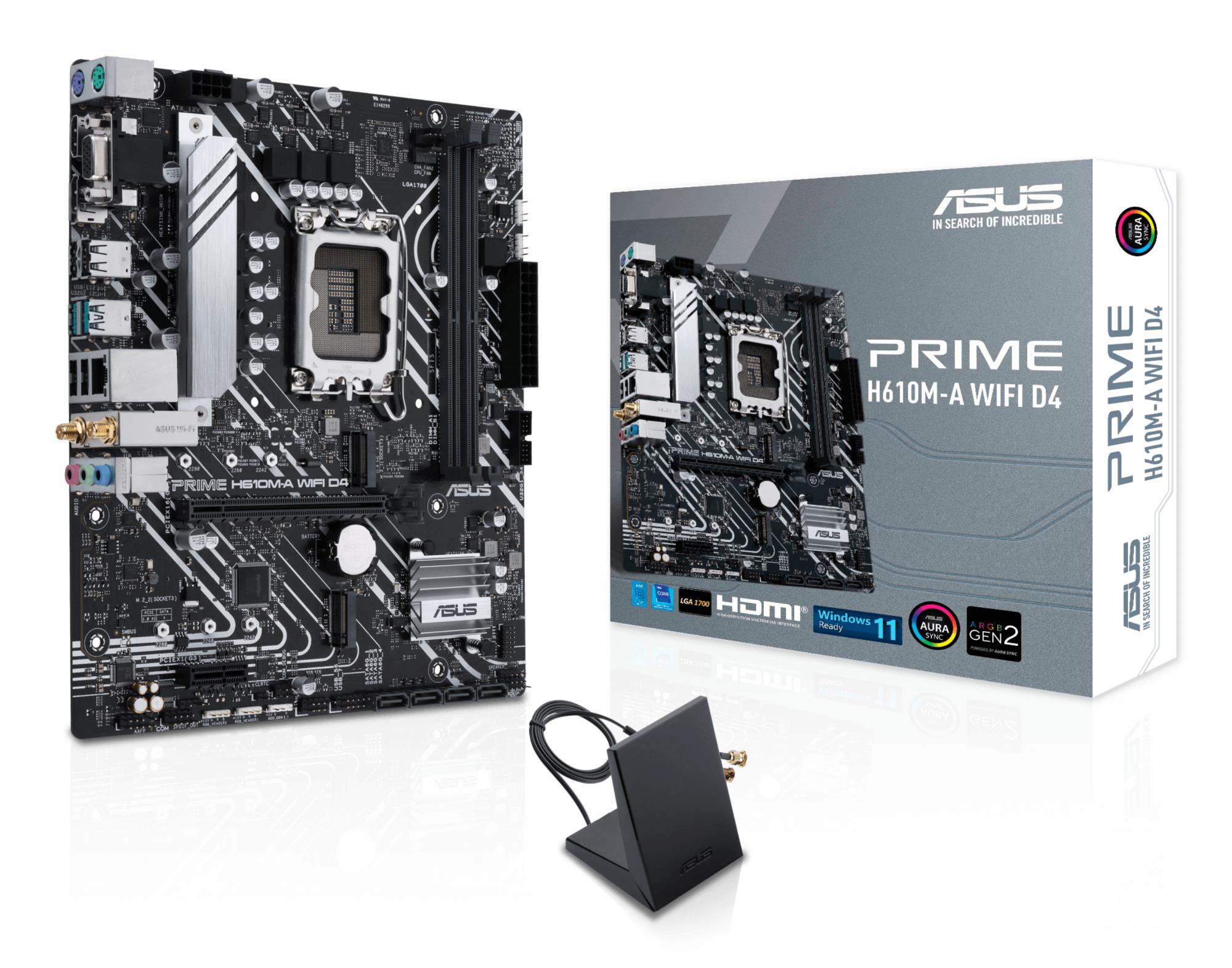ASUS Intel H610 PRIMEH610M-AWIFID4