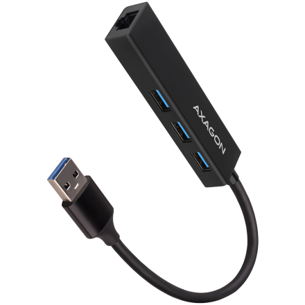 I/O HUB USB3.2 3PORT GLAN/0.2M HMA-GL3A AXAGON