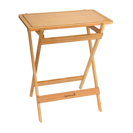 Barbecook Cutting Table Made of Bamboo, 70 x 43 x 81 cm BC-ACC-7154