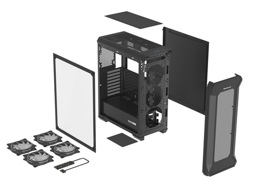NATEC Genesis PC case Irid 505 — pilt 16