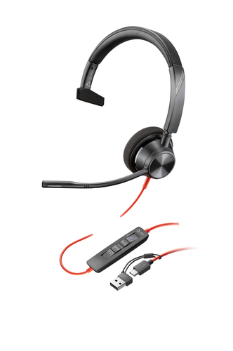 HP Poly BW 3310 Mono -M USB-C HS USB-C/A