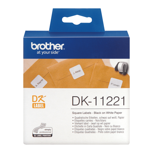 BROTHER DK11221 quadratic labels — pilt 2